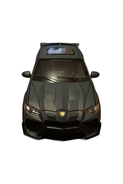 Vision XXI Lamborghini Urus Car, Metal Model, 1:32 Scale, Diecast, Spring Mechanism, 16 cm, Gray