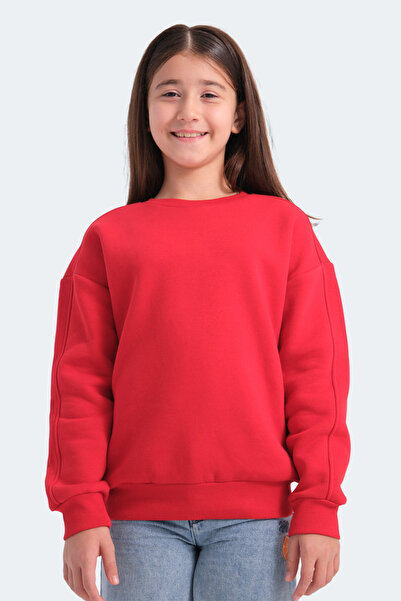 Slazenger Logan Girl's Red Sweatshirt