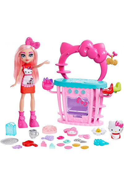 mattel Playset, Hello Kitty doll with confectionery and accessories, 3 years