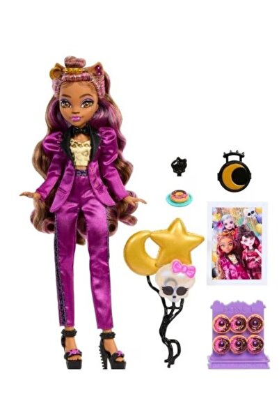 MONSTER HIGH Monster High Doll, Clawdeen Wolf Ball, masquerade ball outfit and accessories, 28cm, 3 years+
