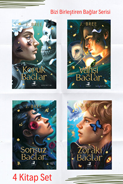 Olimpos Yayınları Bizi Birleştiren Bağlar Serisi 4 Kitap (Kopuk Bağlar - Vahş...