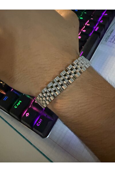 Blotch Stylish and Modern Vintage Silver Color Men's Bracelet Steel