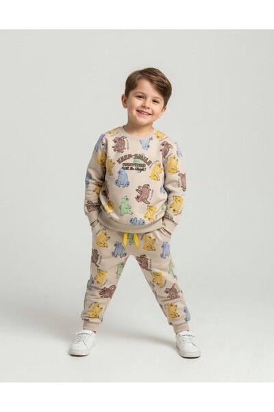 Breeze Erkek Bebe Takım - Bej