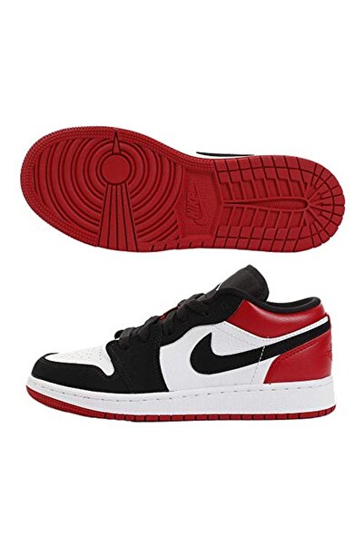 Nike Jordan 1 Low Black Toe (GS) - 553560-116