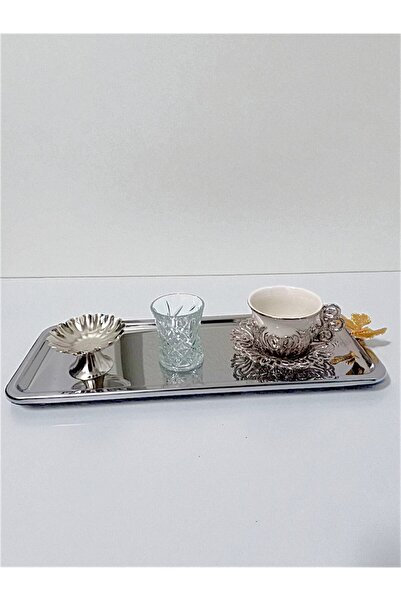E orient Coffee Presentation Set – Coffee Cup, Water Glass, Turkish Delight Bowl and Tray - Damat Coffee Set