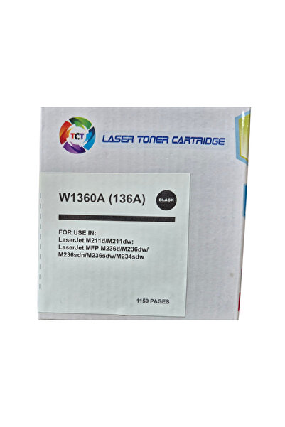 TCT.KSA 136A Black Ink Cartridge