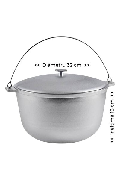 Inteliced 10L Food Grade Aluminum Casserole with Lid, Inteliced® – Die-Cast, Thick Flat Bottom