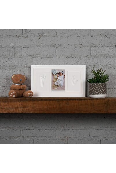 Nuby Baby Hand & Footprint Kit with Wall-Decor Frame for 4x6 Photo