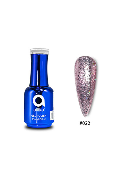 Ailika Glitter Oje Simli Renkli Kalıcı Oje 15ml