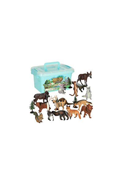 Three top online Animal Figures - Zoo/Safari/Farm Set in Box, 19 pcs