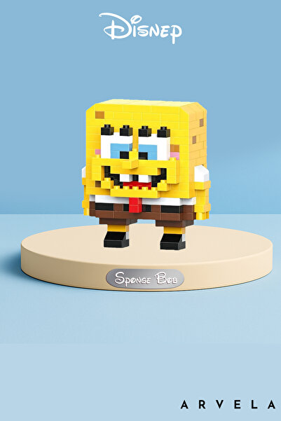 Arvela Mini Blok SpongeBob Seti – Mikro Yapı Oyuncak Stil Sevimli Karakter Fi...