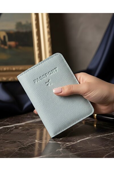 Gempo Vegan Leather Credit Card Holder Passport Case with Money Compartment Passport Holder