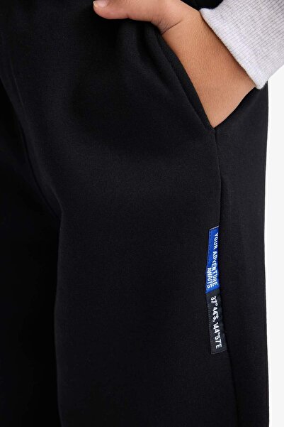 DeFacto Boy's Oversized Wide Fit Elastic Waist Printed Sweatpants G5635A825Cw