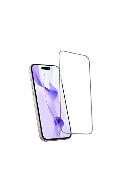 eco port واقي شاشة زجاجي سحري ثلاثي الأبعاد 5 في 1 متوافق مع آيفون 14 - أسود