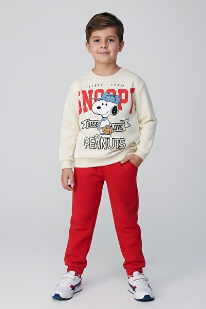 DMB KİDS DMB Snoopy muški set - Ecru