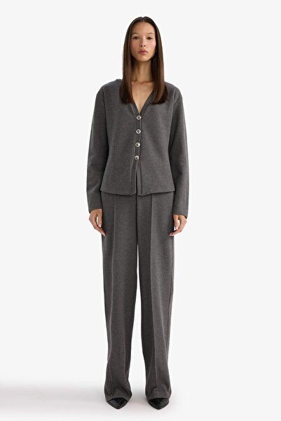 DeFacto Regular Fit V-Neck Cardigan G6331Ax25Wn