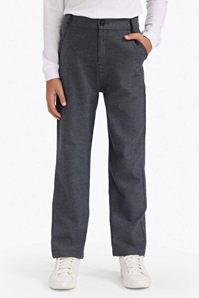 DeFacto Boy's Straight Leg Twill Trousers G5467A825Cw
