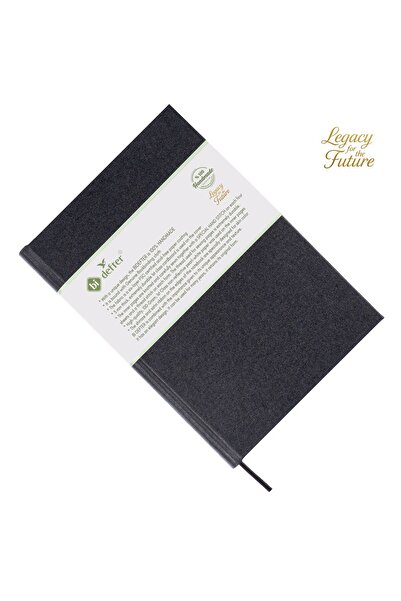 BİDEFTER Piano Note Notebook (g Major) 100% Handmade, Hand Sewing, 2026 Collection – Leatherette – A/5