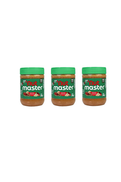 Nut Master Master Şeker Ilavesiz Yer Fıstığı Ezmesi 340 G X 3 Adet