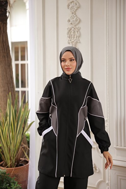 Wovi Women's Hijab Tracksuit Set Bottom Top Set