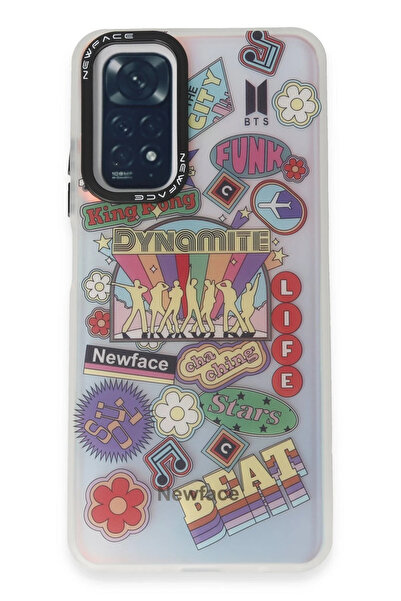 NewFace غطاء حماية لهاتف شاومي ريدمي نوت 11 من إس بي تي آر إن إس بنمط إستوريل...