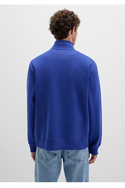 Mavi Winners Club Printed Half-Zip Loose Fit Sweatshirt