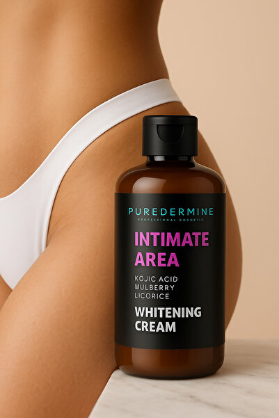 Puredermine كريم تبييض بحمض الكوجيك لتفتيح منطقة الإبط والبكيني والمناطق الحس...