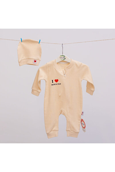 Victorino Salopetă Love MoM&DaD – Crem