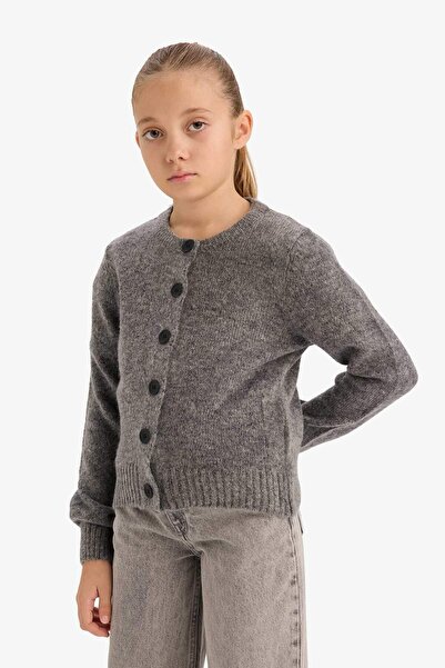 DeFacto Girl's Buttoned Knitwear Cardigan G5453A825Wn