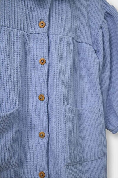 DeFacto Baby Girl Shirt Collar Long Sleeve Dress G5017A525Wn