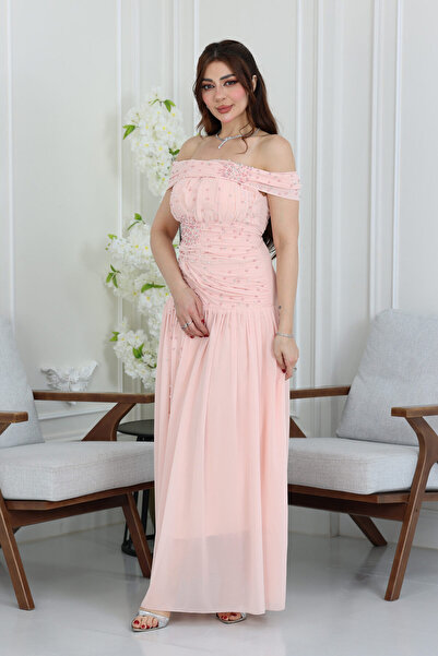 modern designer فستان ناعم سهرة راقي