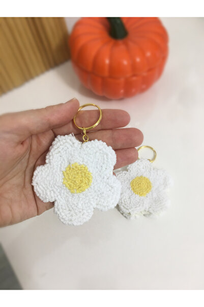 MRV Takı & Tasarım Punch papatya model anahtarlık (15 adet olarak gönderilmektedir)