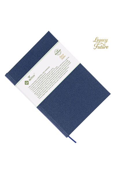 BİDEFTER Music Note Book (Left Hand Key) 100% Handmade, Hand Stitched, 2026 Special Collection – Leather Cloth –A/5