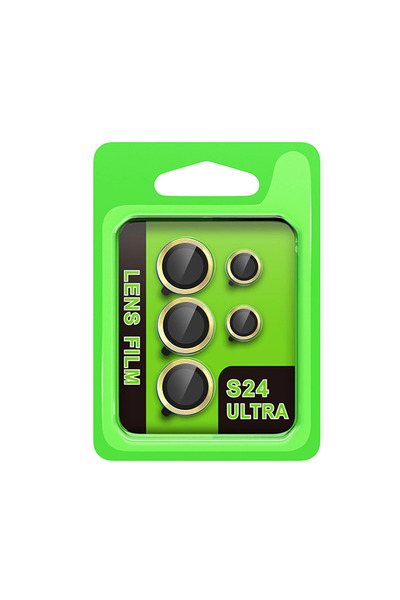 Marsilyan عدسة الكاميرا المعدنية سامسونج جالاكسي S24 ألترا ريز - أصفر