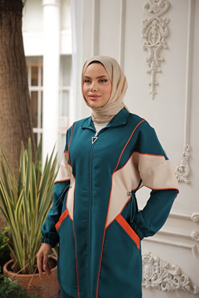 Wovi Women's Hijab Tracksuit Set Bottom Top Set