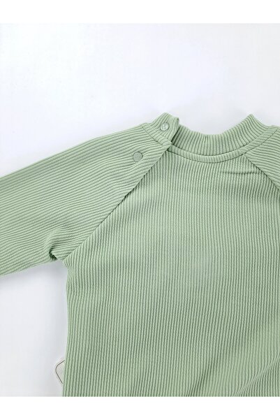 Butik Girl's Baby Double Set m Transitional Gift Set Bow Detail Collar Snap Fastener