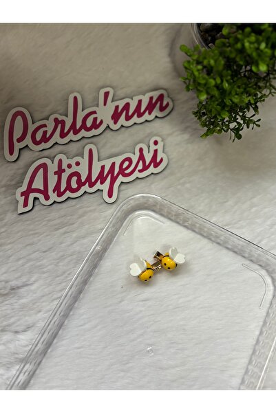 SOFT Kız çocuk klipsli saç tokası bal arısı figür