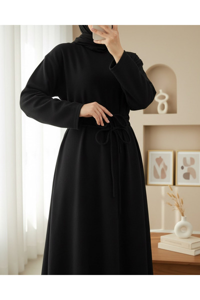 Modamorfo Buy Draped Pairs Lace-Up Thessaloniki Long Dress -Black