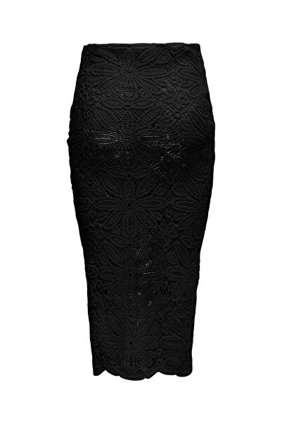 ONLY Onlalberte Mw Long Skirt Wvn Women's Black Skirt - 15344887