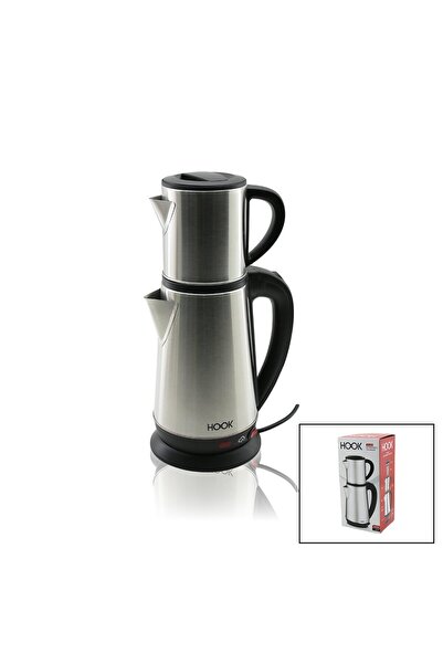 Go İthalat Electric Tea Maker Tea Maker Set 1.8Lt Water Heater Pls.+ 0.8Lt Te...