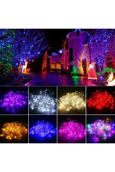 LEDECOR Christmas Installation 6m, 100 Multicolor LEDs, Indoor & Outdoor