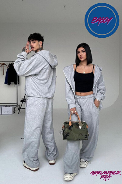 BSBSPOR Kışlık Ultra Bol Kesim Baggy Ayarlanabilir Paça Eşofman Altı Şardonlu...