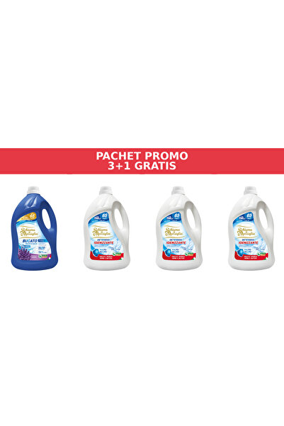 Schiuma di Marsiglia PACHET PROMO 3+1 – LAVANDA & DETERSIVO IGIENIZZANTE – 4 ...