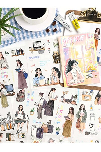 İthal Βιβλίο με αυτοκόλλητα για κορίτσια U4-20 φύλλα PET Χρώμα: Μωβ