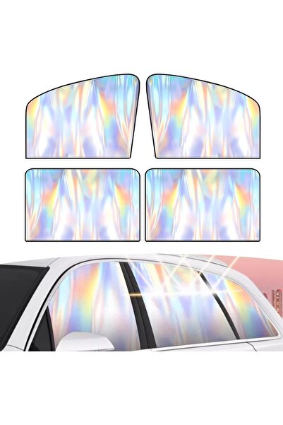 KASTWAVE ستائر شمسية مغناطيسية قابلة للطي للنوافذ الجانبية للسيارة، مكونة من ...