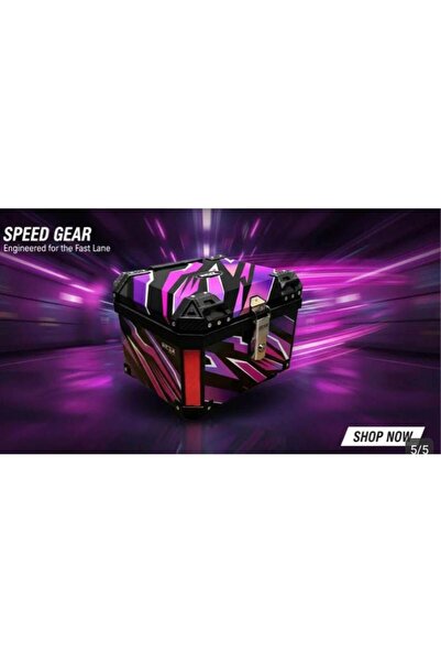 rexxmotor Rexx motor Topcase Premium 60 Litre ABS Motosiklet Çantası kırılmaz...
