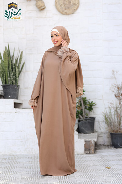 SIDRAALMONTAHA Yosra style abaya with a separate headscarf