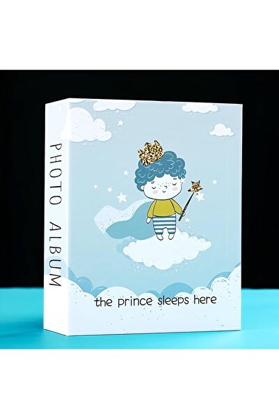 JOYZZZ Photo Album, 2 PCS Mini Photo Albums - Holds 100 Photos Each, Top-Loader, Blue