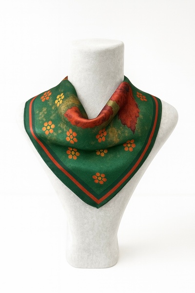 Vanelia باندانا بنمط أوراق الشجر - 50×50 سم