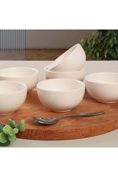 Asi Home 6-Piece Bowl Set, White, 100% Ceramic, ST 101106 F 022 A by